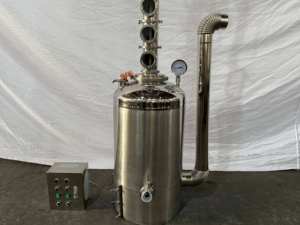 Towin 100L Équipement de Distillation <span class=keywords><strong>Gin</strong></span>/Rhum/Brandy, Alambic Domestique avec Pompe et Moteur, Colonne en Cuivre de 4 pouces, Épaisseur 2mm, Cuivre Rouge Électrique - Product Image 4
