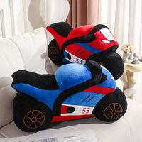 Peluche Moto Créative Simulée, Coussin à Câliner, Figurine - Polyester Coton PP, Unisexe, Cadeau de Fêtes, Boîtes d'Usine