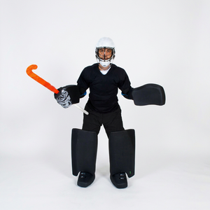 Equipo de Portero de Hockey sobre Césped TOPLINE, Juego Completo Ecológico en Negro y Naranja, Equipo de Protección, Palo de 120 Pulgadas, Modelo de Entrenamiento TP-GS-23 - Product Image 1