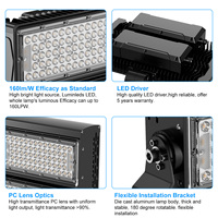 Iluminación para Estadios de Fútbol, FCC ETL, 5 Años de Garantía, Reflector LED de Alta Potencia para Estadios, 200W 600W 800W 1000W 1200W