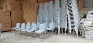 Sillas Ergonómicas de Oficina, para Conferencias, Escuelas, Aulas, Reuniones, Capacitaciones, con Asiento de PP y Patas de Metal, en Oferta - Product Image 2