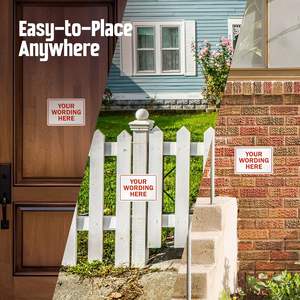 ป้ายโลหะสั่งทำพิเศษ - ขนาด 10x14 นิ้ว อลูมิเนียมเคลือบกันสนิม - สำหรับงานภายนอกอาคาร ธุรกิจ และตกแต่งบ้าน - Product Image 5