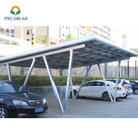Struttura di montaggio del sistema di Carport solare in alluminio impermeabile Pv solare Carport