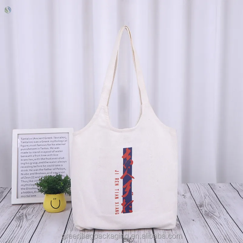 Canvas Shoulder Bags With Pockets Shopping Ribbon Handles Customized Reusable Luxe Pour Vetements Trolley For Grocery