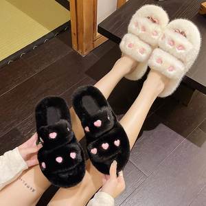 Las pantuflas <span class=keywords><strong>de</strong></span> otoño e invierno están <span class=keywords><strong>de</strong></span> moda Use felpa y lindo <span class=keywords><strong>en</strong></span> <span class=keywords><strong>casa</strong></span> y sea versátil Casualmente usando pantuflas esponjosas afuera - Product Image 2
