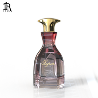 Botol Parfum Kaca Kosong Desain Baru Khusus 50ml 100ml, Botol Parfum Mewah dengan Semprotan, Kemasan Botol Parfum