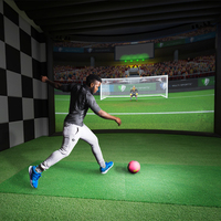 Nouveauté 2026 : Simulateur de football interactif avec buts, projection de jeux, pour aire de jeux intérieure et parc d'attractions VR