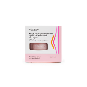 Mary & May Vegan Rose Hyaluronic Mask Special Set 125g 30g Masque facial pour tous types de peau Soins quotidiens de la peau - Product Image 2