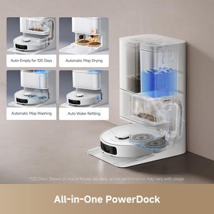 Robot Aspiradora y Mopa DREAME L40s Ultra CE con Base de Autovaciado, Succión de 13,000Pa, Autolimpieza y Elevación Automática de la Mopa, U - Product Image 4