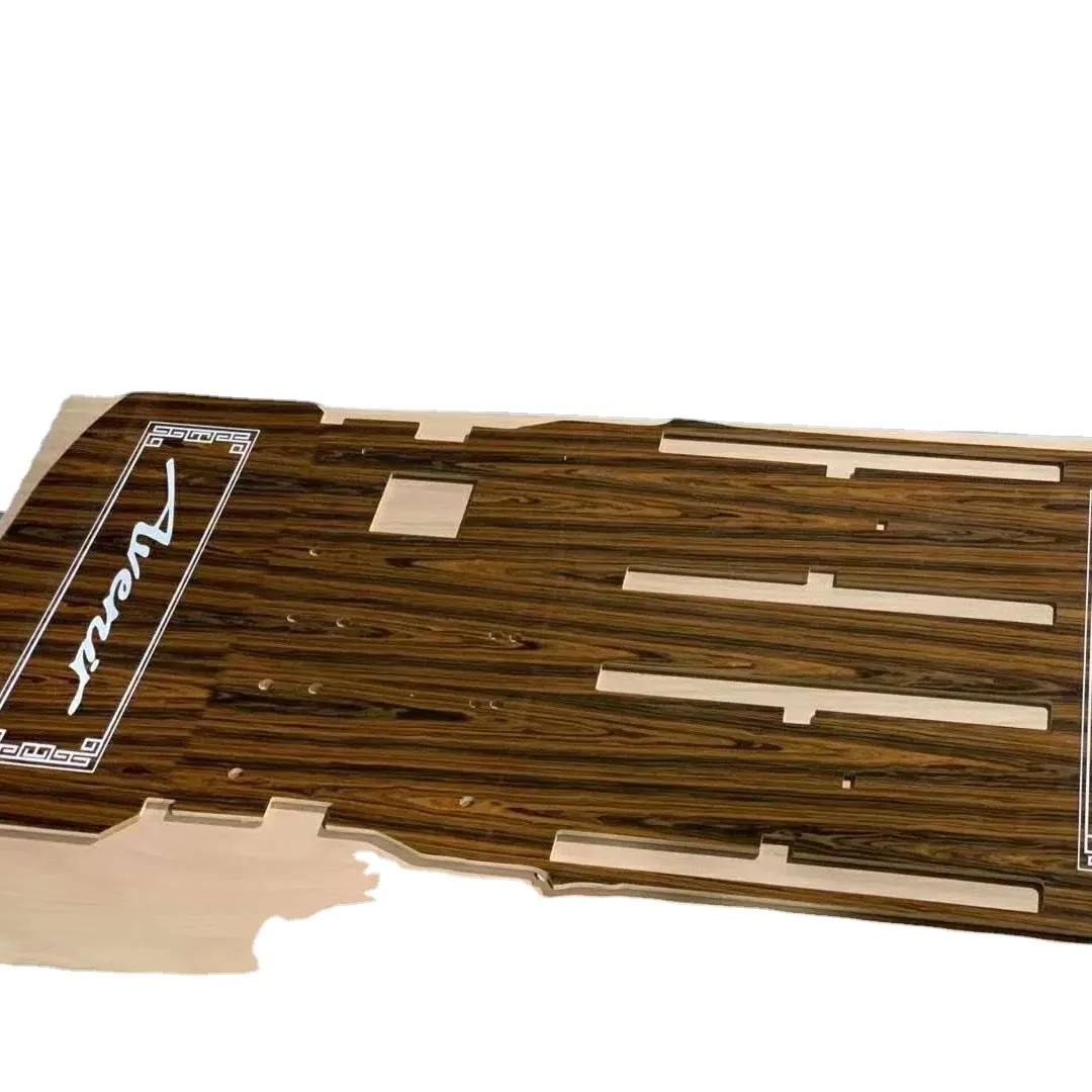 Suelo de madera maciza para coche, accesorio modificado para interior de vehículo comercial, de lujo, de teca suramericana