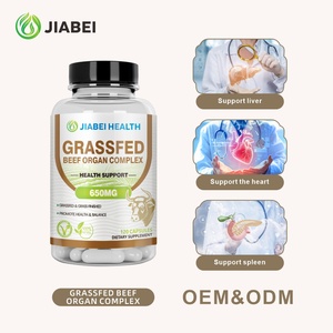 Capsule di Insaccati di Manzo Alimentato a Erba per Adulti Personalizzate in Fabbrica, Supporto per la Salute di Cuore e Cervello, Benefici Digestivi, OEM/ODM Privato - Product Image 6
