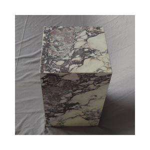 SH STONE Mármol nórdico Calcuta Zócalo Joyería Calacatta Viola Mármol Cubos Piedra Calacatta Viola Mármol Mesa auxiliar <span class=keywords><strong>Plin</strong></span> - Product Image 1