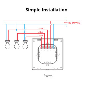ITEAD SONOFF SwitchMan 86 EU UK Smart Wall Switch M5 3C Matter White Smart Switches Work Apple HomeKit <span class=keywords><strong>EWeLink</strong></span> <span class=keywords><strong>Google</strong></span> <span class=keywords><strong>Assistant</strong></span> - Product Image 5