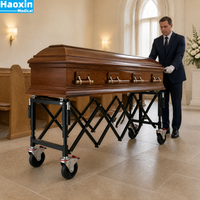 Suministros Funerarios, Carro para Ataúdes de Acero al Carbono, Estante de Soporte para Ataúdes, Equipo Funerario, Plataforma para Colocación de Ataúdes