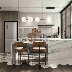 ตู้ครัวไม้อัดคุณภาพสูง กันน้ำ ทนทาน เป็นมิตรกับสิ่งแวดล้อม อเนกประสงค์ เหมาะสำหรับร้านอาหาร ตู้เก็บของ - Product Image 1