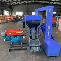 Machine à décortiquer le riz et le millet à prix d'usine, avec tamis vibrant et moteur personnalisé, capacité 500-600 kg/h