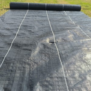 Toile de paillage anti-mauvaises herbes Xuli de Chine, couverture de sol noire anti-UV, toile de paillage en géotextile tissé en PP, <span class=keywords><strong>film</strong></span> de paillage en plastique - Product Image 2