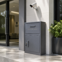 Boîte de livraison de colis extérieure intelligente en métal, nouveau design, grande capacité pour lettres et journaux, pour entrepôt et atelier