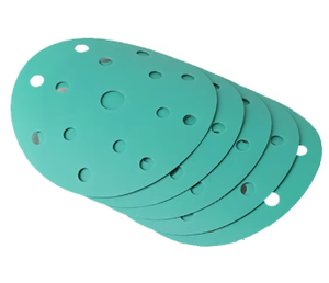 150mm PSA Grinding Electronic Product Metal Surface Sandpaper Disc Wet and Dry Green PET Film Abrasive Sanding Disc - Product Image 4
