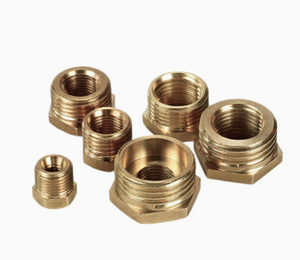 Conector Adaptador de Latón Fundido con Rosca Macho Hexagonal de 1/8", 1/4", 3/8", 1/2", 3/4" para Extremo de Tubería - Product Image 2