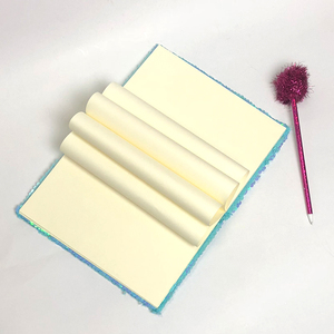 Speciale per la fiera di Canton, BSCI rifornimento della fabbrica Glitter Notebook stampa personalizzata A5, regalo promozionale <span class=keywords><strong>e</strong></span> articoli di cancelleria per bambini - Product Image 5