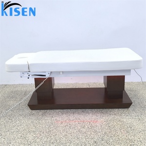 KISEN Beauty Salon Furniture 4 Motors <b>Electric</b> Facial Spa Bed Modern Luxury Foot Control Saloon Massage <b>Table</b> and Bed Equipment - Product Image 4