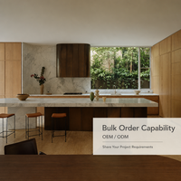 Meubles de cuisine sur mesure de luxe moderne Wabi-sabi, vente en gros, mobilier complet pour la maison, pour projets de petites entreprises