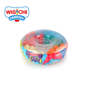 Campione gratuito Miss U marca jelly bean candy mix sapore ciambella imballato fagiolo gelatina colorato alla rinfusa - Product Image 4