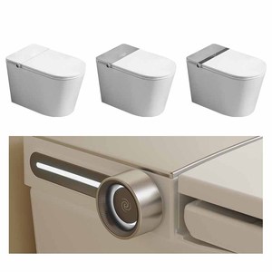 WC intelligent monobloc 110V/220V avec télécommande, siège chauffant et séchage à l'air, bidet électrique - Product Image 3