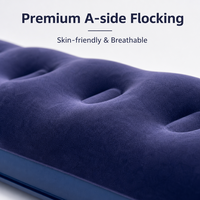 Matelas Gonflable de Camping Individuel en Gros, Épaisseur 22 cm, Lit d'Air Portable Pliable avec Pompe Intégrée, Anti-Humidité
