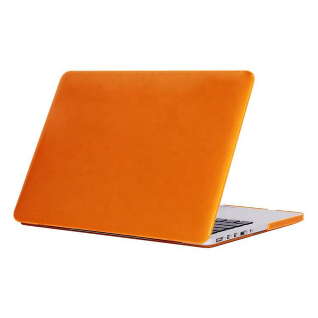 New Fashion Plastic Laptop Sleeve Shell Rubberized Matte Full Protective Transparent Computer Hard Case for Mac Book Pro 13