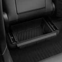 Boîte de rangement sous le siège pour Tesla Model Y, style minimaliste, matériau en élastomère thermoplastique, organisateur de voiture, accessoire de modification