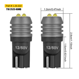 Super Bright T10 W5W <strong>LED</strong> <strong>Bulb</strong> 12V 24V Car <strong>Indicator</strong> Light for Auto Interior Lighting - Product Image 2
