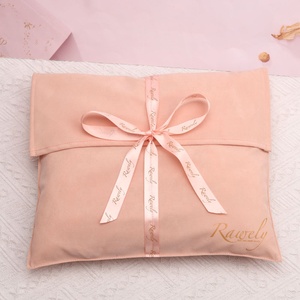 Cao Cấp Nhung Phong Bì Túi Cho Bao Bì Túi Xách Biểu Tượng Tùy Chỉnh In Faux Da Lộn Quà Tặng Quần Áo Bao Bì Pouch Bụi Túi Nhung - Product Image 4