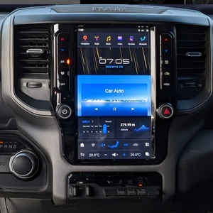 NaviHua pour Dodge RAM 2019+ Lecteur multimédia automobile Android Autoradio Écran tactile vertical Moniteur d'autoradio Navigation GPS - Product Image 2