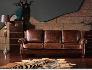 Klassieke <span class=keywords><strong>Lounge</strong></span> Hoekbank Meubels Koninklijke Lederen Woonkamer Sofa Set Luxe China Synthetische Echt Lederen Retro Sofa - Product Image 2
