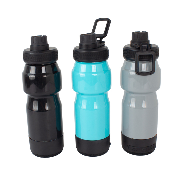 Custom LOGO Water Bottle Tumbler Bluetooth Speaker, 5W Multifunction Outdoor Portable Wireless Drinking Cup Music Speaker