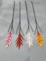 Bunga Calla Lily Gantung Dekoratif Buatan Tangan dengan Batang Panjang Terbuat dari Kain Rayon
