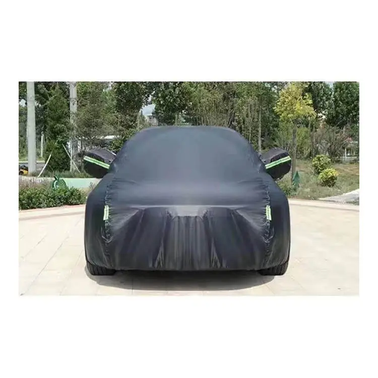 New High Quality Fabric Car Umbrella Rolls Sun Shade Foldable Car Body Protection Cover
