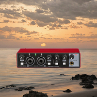 Interface audio USB professionnelle, carte son externe, équipement de studio d'enregistrement, PC, guitare, suppression du bruit, filaire