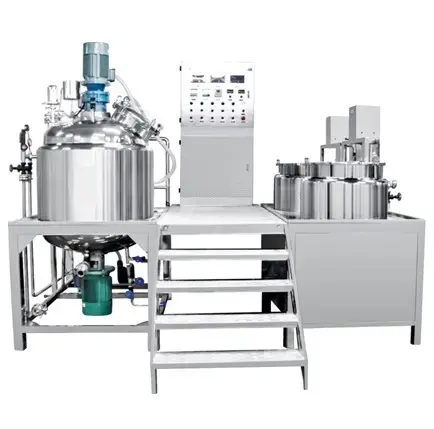 Whole set homogenizer for emulsion hair waxes making machine wax emulsifier machinery