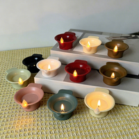 Lampe à huile électronique LED miniature étanche en PP, contrôlée par interrupteur, pour la décoration de temples, de prières, de festivals et de maisons - Vente en gros