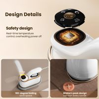Setrika Uap Mini Portabel 1100W untuk Pakaian