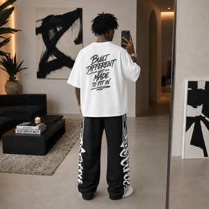 <span class=keywords><strong>T</strong></span>-Shirt Oversize OEM con Logo Personalizzato, Maglietta di Alta Qualità in Cotone Premium - Product Image 2