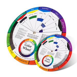 Tarjeta de rueda de Color Guí<span class=keywords><strong>a</strong></span> de mezcla de colores Tatuajes de papel Arte corporal Herramienta giratoria Aprendizaje de color profesional Tatuaje de uñas - Product Image 1