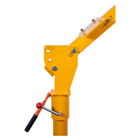 Moteur électrique 12V 24V, Capacité 200kg 600kg 1000kg, Grue à flèche portable pour pick-up, Mini-grue de camion 1000kg, Treuil manuel haute performance