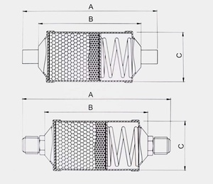 EK-032 SAE vít 1/4 \ "lạnh khô dòng chất lỏng Lọc khô Loại sản phẩm làm lạnh & trao đổi nhiệt bộ phận - Product Image 5