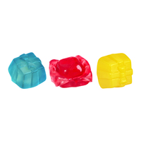 Bonbons créatifs de Noël Amos Peelerz en gros, bonbons gélifiés pelables en forme de cadeaux, saveurs de fruits mélangées