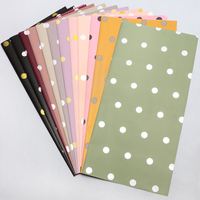 Nouveau papier Ouya imperméable à pois, papier d'emballage pour bouquet de fleurs de style coréen, vente en gros pour cadeaux floraux