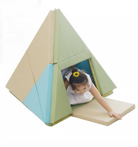 Tappetini Educativi per Attività Indoor per Bambini, Morbido <span class=keywords><strong>Tappeto</strong></span> in Schiuma per il Tempo sulla Pancia con Tenda da <span class=keywords><strong>Gioco</strong></span> - Product Image 4